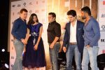 Salman Khan, Suraj Pancholi, Athiya Shetty, Sunil Shetty, Aditya Pancholi at Hero Tralier Launch on 16th July 2015